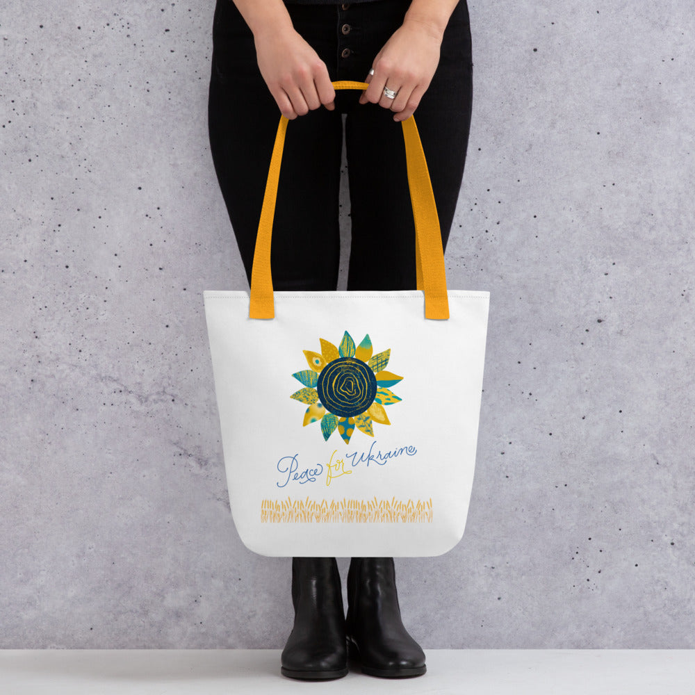 Ukraine Sunflower Tote Bag