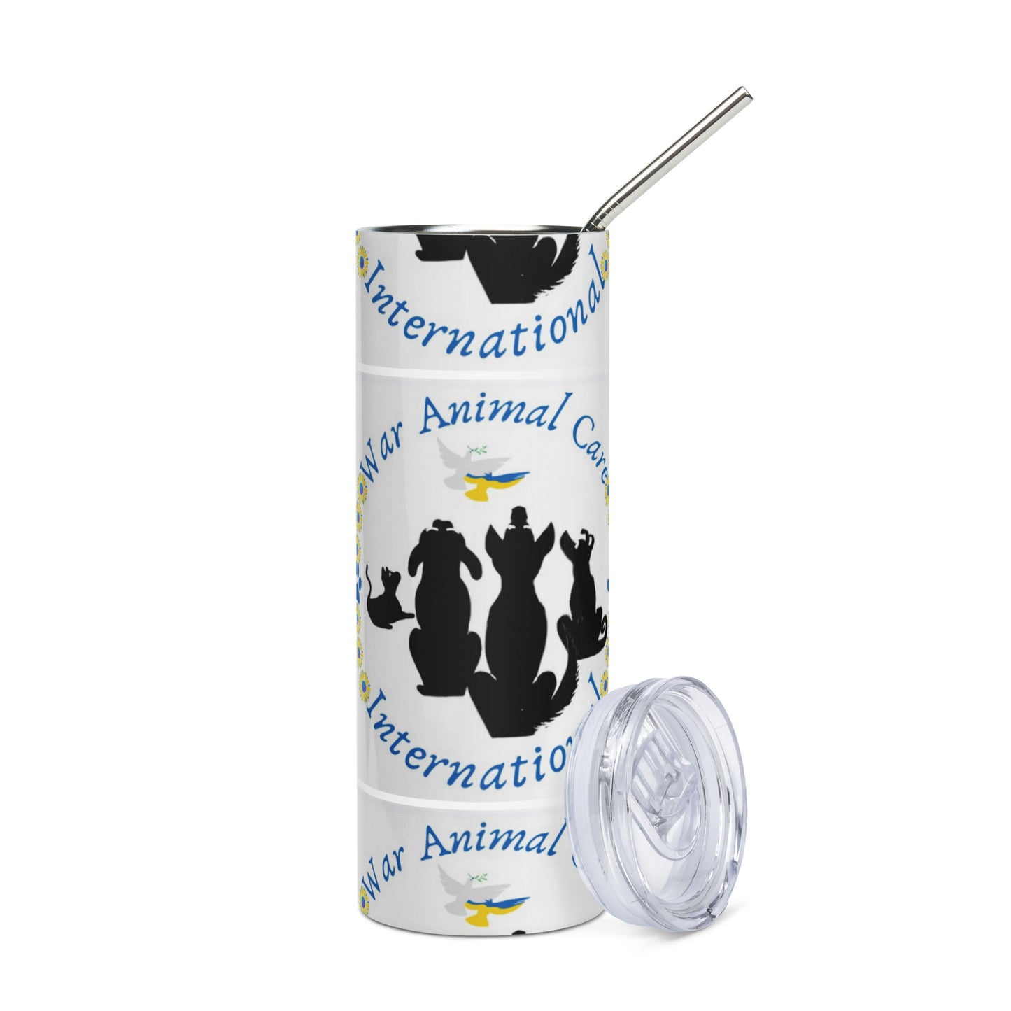 WACI Logo Stainless steel tumbler
