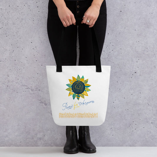Ukraine Sunflower Tote Bag